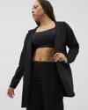 Soma Women's Essential Terry Hooded Wrap In Black Size Medium |  Gifts For Mom In Black
