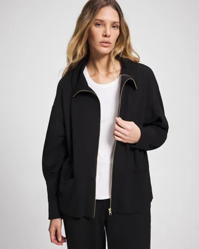 Soma Women's Essential Terry Jacket In Black Size Xs |