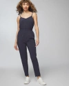 Soma Women's Everstretch Jumpsuit In Blue Size Xl |  In Deep Purple