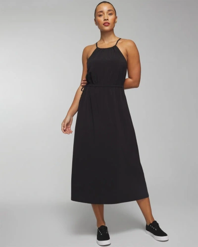 Soma Women's Everstretch Relaxed Travel Bra Dress In Black Size Medium |