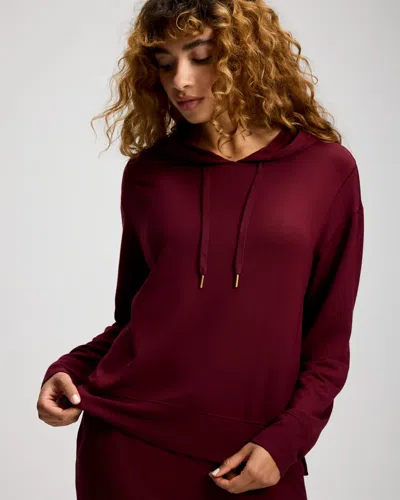 Soma Women's Fleece Relaxed Hoodie In Red Size Xs |  In Keep It Currant