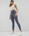 Soma Women's High-waist Pocket Leggings In Blue Size Xs |  In Earl Gray