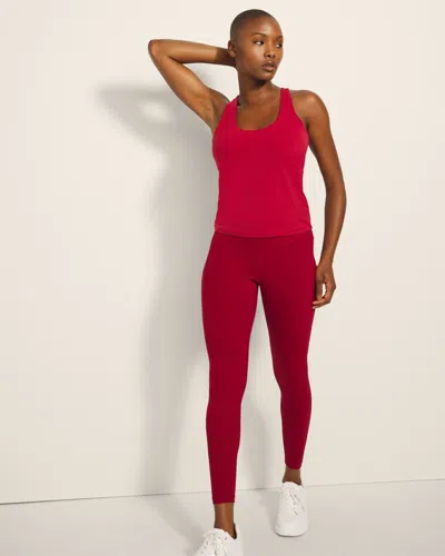 Soma Women's High-waist Pocket Leggings In Red Size Large |  In Red Flirt