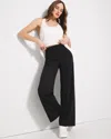 Soma Women's High-waist Wide-leg Pants In Black Size Small |  In Black