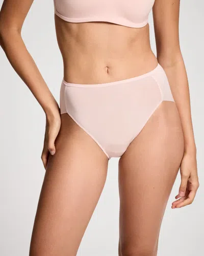 Soma Women's High-leg No-show Panty In Pink Size Xs |  Vanishing Edge Panties In Pretty Pink