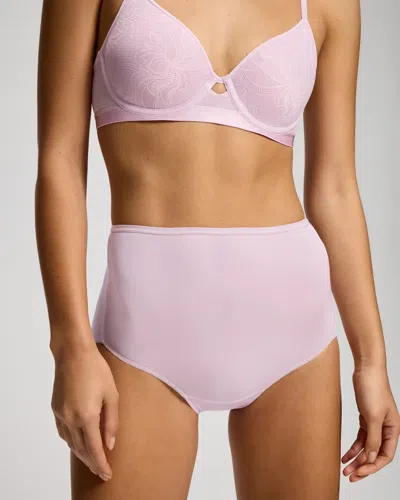 Soma Women's High-waist Brief No-show Panty In Purple Size Small |  Vanishing Edge Panties In Lilac Tint