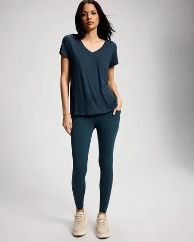 Soma Women's High-waist Leggings In Blue Size Xs |  In Oceanic Blue