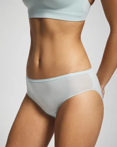 Soma Women's Hipster No-show Panty In Blue Size Xs |  Vanishing Edge Panties In Tranquility