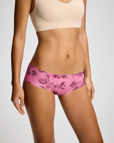 Soma Women's Hipster Panty In Pink Size Xs |  In Juliet Sketches Mini Rose
