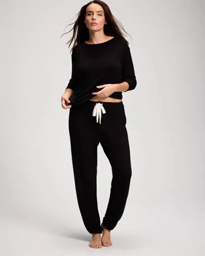 Soma Women's Jogger  Pants In Black Size Medium |   Sets