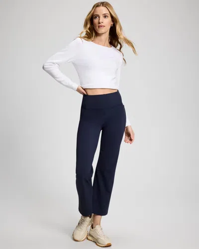 Soma Women's Kick Flare Leggings In Blue Size Xs |  In Deep Indigo