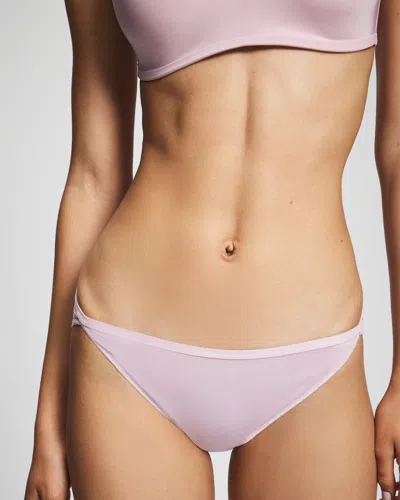 Soma Women's Lace Back Bikini No-show Panty In Purple Size Xs |  Vanishing Edge Panties In Vintage Lilac