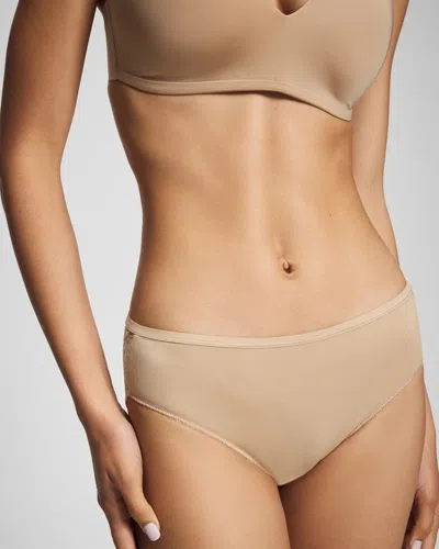 Soma Women's Lace Back Hipster No-show Panty In Beige Nude Size Xs |  Vanishing Edge Panties