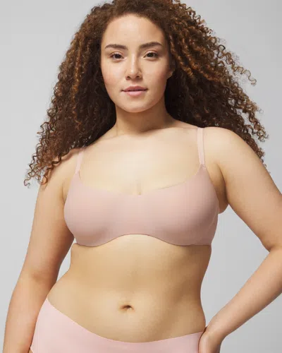 Soma Women's Lightly Lined Balconette Bra In Light Pink Size 32b |  In Hush