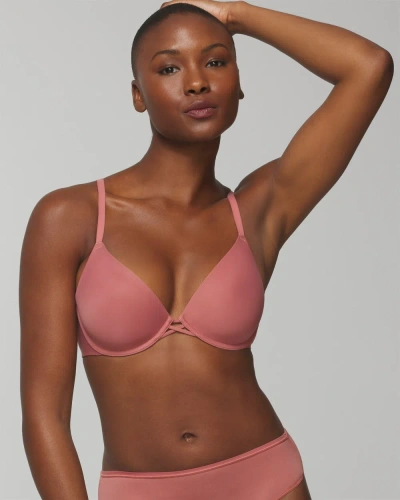 Soma Lightly Lined Plunge Bra In Pink Size 34d |