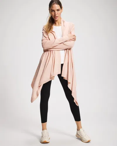Soma Women's Lightweight Knit Sweater Wrap In Neutral Size Small/medium |  In Heather Clay