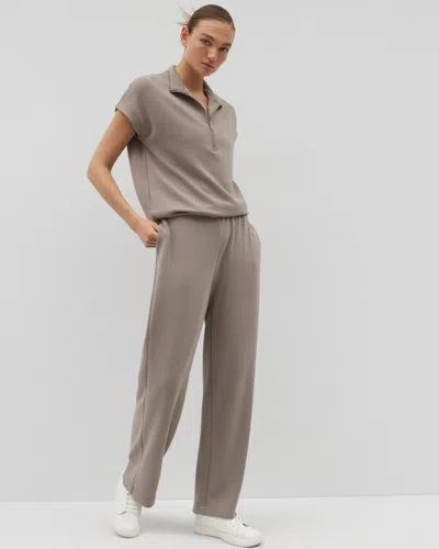 Soma Women's Luxe Modal Wide Leg Pants In Gray Size 2xl |  Gifts For Mom In Smoked Truffle