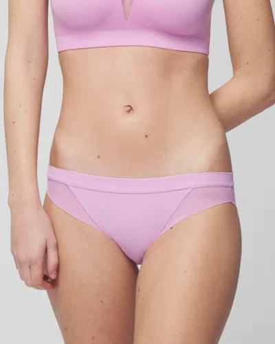 Soma Women's Mesh Bikini Panty In Purple Size 2xl |  In Pink