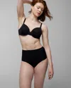 Soma Women's Mid-level Shapewear Brief In Black Size Xl