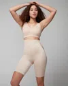 Soma Women's Mid-level Shapewear High-waist Thigh Slimmer In Light Nude Size 2xl