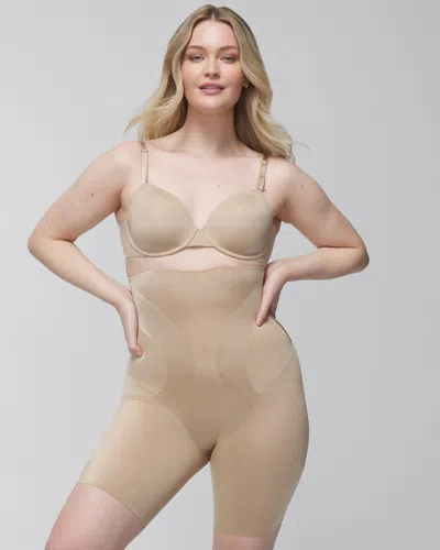 Soma Vanishing Edge High Waist Sculpting Shapewear In Nude