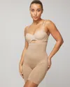 Soma Seamless High-waisted Thigh Shaper In Tan