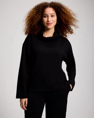 Soma Women's Modern Modal Funnel Neck Top In Black Size Xs |