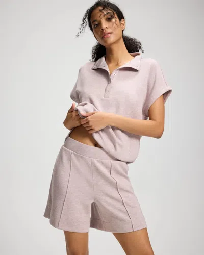 Soma Women's Modern Modal Relaxed Shorts In Purple Size Xs |  In Heather Mauve
