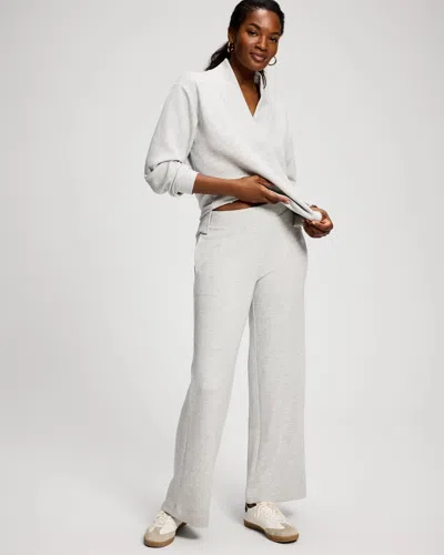 Soma Women's Modern Modal Straight Leg Pants In Gray Size Xs |  In Heather Frost