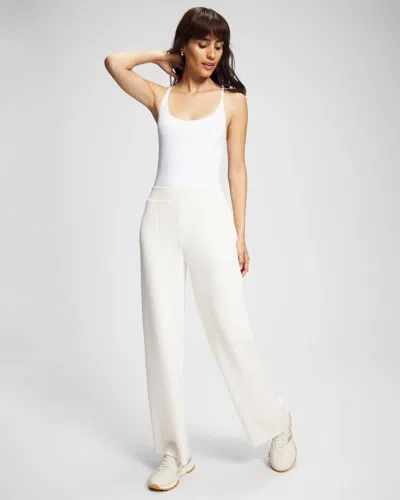Soma Women's Modern Modal Straight Leg Pants In Ivory Size 2xl |  In Parchment