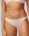Soma Vanishing Edge Microfiber Bikini In Light Nude