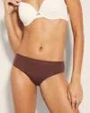 Soma Women's No Show Cheeky Hipster Panty In Brown Size Xs |  Vanishing Edge Panties In Mocha