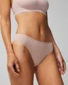 Soma Women's No Show Thong Panty In Light Blush Nude Size Large |  Vanishing Edge Panties In Light Pink