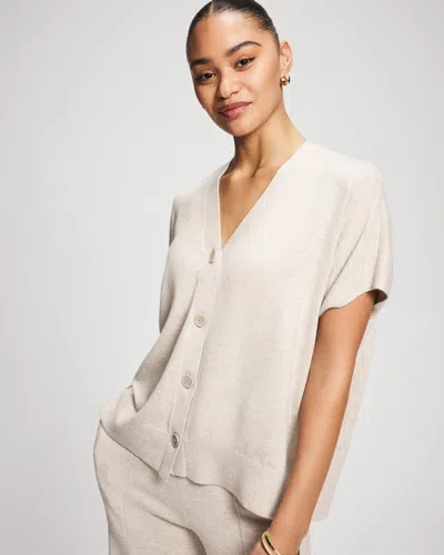 Soma Women's Premier Knit Dolman Sweater In Ivory Size Small |  In Heather Shell