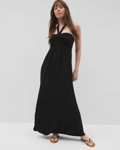 Soma Women's Retreat Maxi Dress In Black Size Large |