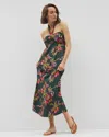 Soma Women's Retreat Maxi Dress In Green Size Small |  In Sunrise Flora M Emerald