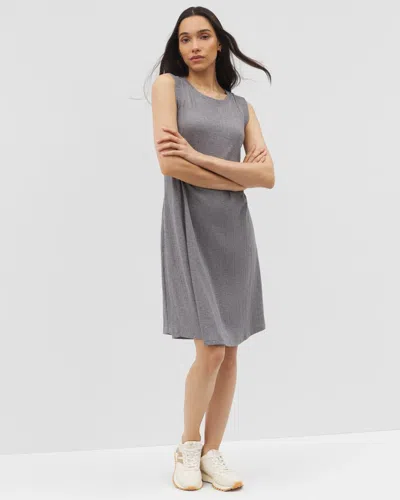 Soma Women's Rib Lounge Short Dress In Gray Size Xs |  In Heather Charcoal