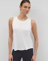 Soma Women's Rib Knit Tank Top In White Size Xs |  In Optic White