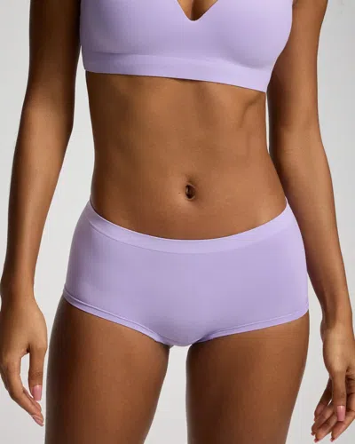Soma Women's Seamless Boyshort Panty In Purple Size Xs |  In Lavender Breeze