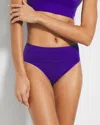 Shop Soma Women's Seamless High-leg Panty In Blue Size Xl |  In Passionflower