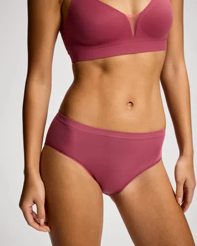 Soma Women's Seamless High-leg Panty In Pink Size Xs |  In Rose Flair