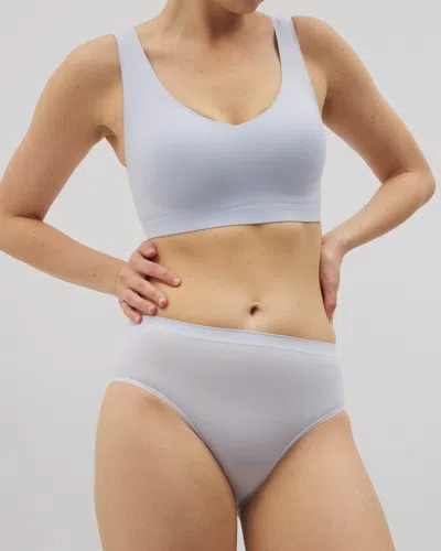Soma Women's Seamless Hipster Panty In Blue Size Xl |  In Ocean Air