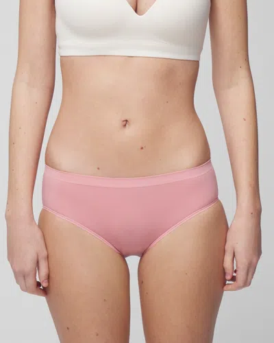 Soma Women's Seamless Hipster Underwear In Blush Pink Size Large |
