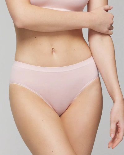 Soma Women's Seamless Hipster Underwear In Pink Size Large |