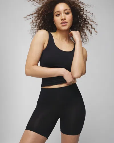 Soma Seamless Ultralight Smoothing Shapewear In Black