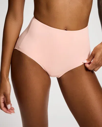 Soma Women's Slimming High-waist Brief Panty In Pink Size Xs |  Vanishing Tummy Panties In Peach Belle