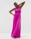 Soma Women's Soft Jersey Goddess Maxi Dress In Purple Size Xl |  In Wild Berry