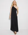 Soma Soft Jersey One Shoulder Maxi Bra Dress In Black