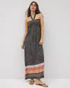 Soma Women's Soft Jersey Retreat Maxi Dress In Black Size Small |