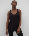 Soma Women's Soft Jersey V-neck Bra Tank Top In Black Size Xs |  In Black
